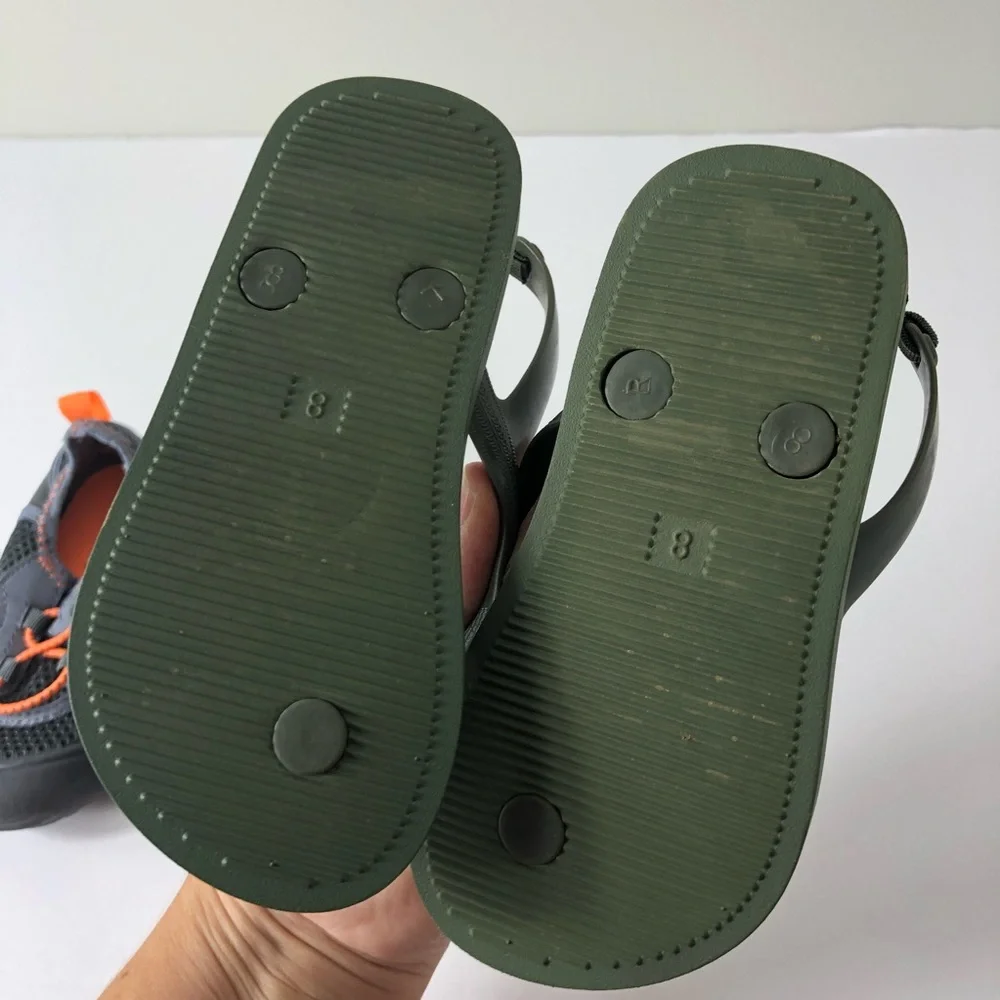 Carters Old Navy Flip Flops Camo Swim Shoes